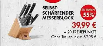 Edeka Zurheide Selbst-schärfender messerblock Angebot