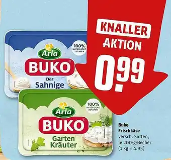 REWE Arla buko frischkäse Angebot