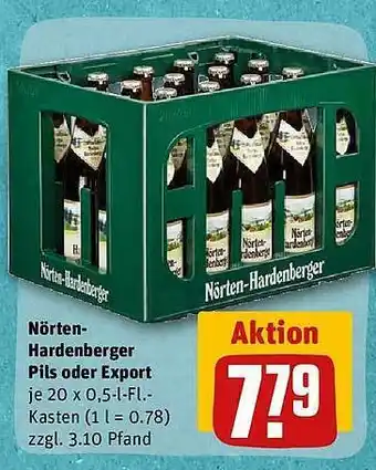 REWE Nörten-hardenberger pils oder export Angebot