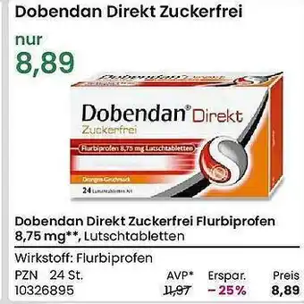 REWE Dobendan direkt zuckerfrei flurbiprofen Angebot