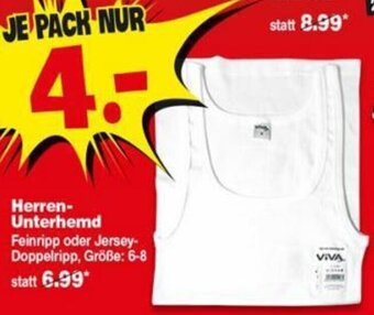 Repo Markt Herren Unterhemd Angebot