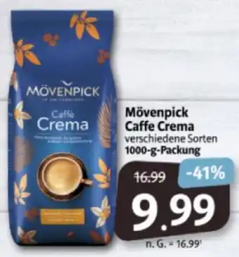 Markant Markt Mövenpick Caffe Crema 1000 g Packung Angebot