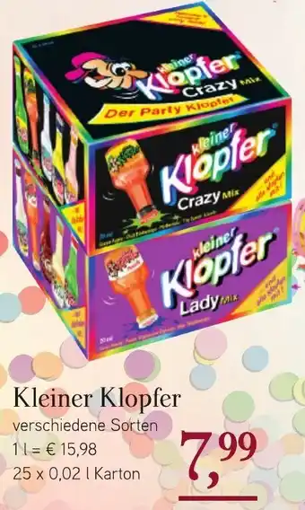 Dornseifer Kleiner Klopfer 25x0,02 L Karton Angebot