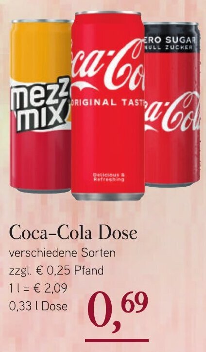 cola dose 0 33 angebot