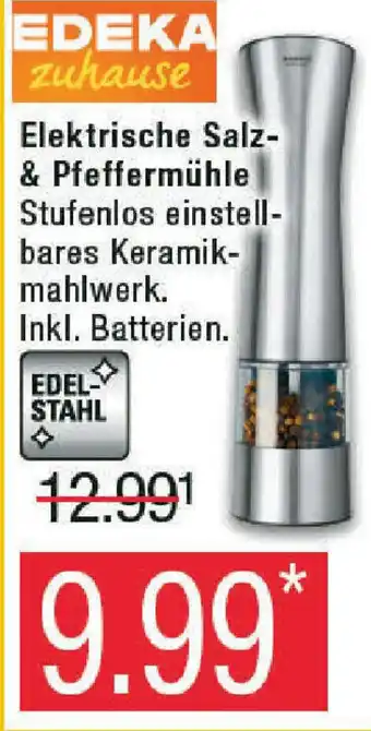 Marktkauf Edeka Zuhause Elek. Salz- & Pfeffermuhle Angebot