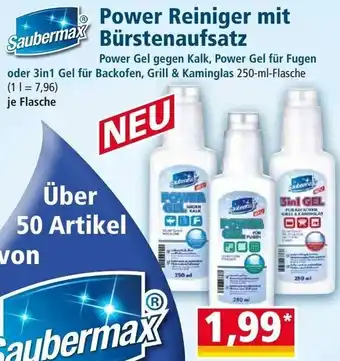 Norma Saubermax Power Reiniger mit Bürstenaufsatz 250 ml Flasche Angebot