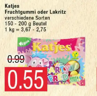 Marktkauf Katjes Fruchtgummi o. Lakritz 150-200g Angebot