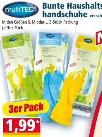 Norma multiTEC Bunte Haushaltshandschuhe 3er Pack Angebot