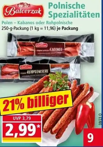 Norma Balcerzak Polnische Spezialitäten 250 g Packung Angebot