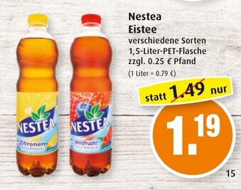 Markant Nestea Eistee 1,5L Angebot