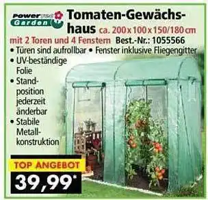 Norma24 Powertec garden tomaten-gewächshaus Angebot