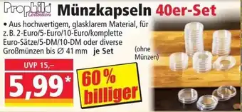 Norma Prophila Collection Münzkapseln 40er Set Angebot