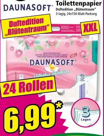 Norma Daunasoft Toilettenpapier 24 Rollen Angebot