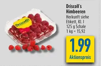 diska Driscoll's Himbeeren 125g Angebot