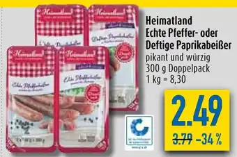 diska Heimatland Deftige Paprika- o. Echte Pfefferbeisser 300g Angebot