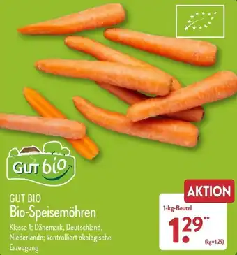 Aldi Nord Gut Bio Bio-Speisemöhren 1 kg Beutel Angebot