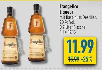 diska Frangelico Liqueur 700ml Angebot