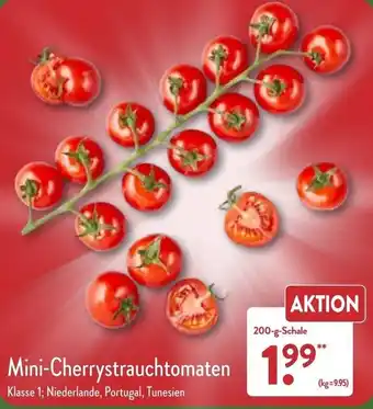 Aldi Nord Mini Cherrystrauchtomaten 200 g Schale Angebot