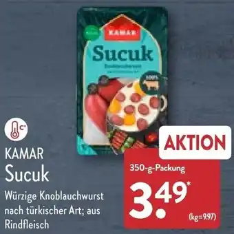 Aldi Nord Kamar Sucuk 350 g Packung Angebot