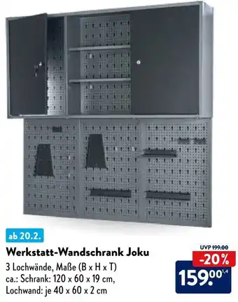 Aldi Nord Werkstatt Wandschrank Joku Angebot