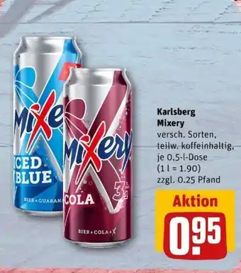 REWE Center Karlsberg Mixery 500ml Angebot