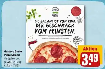 REWE Center Gustavo Gusto Pizza Salame 460g Angebot