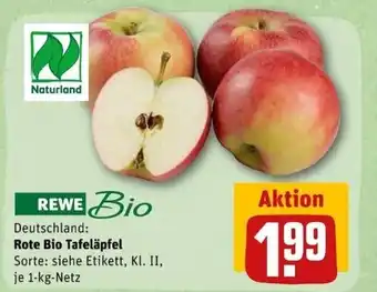 REWE Center Rewe Rote Bio Tafelapfel 1kg Angebot