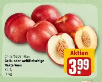 REWE Center Gelb- o. WeiBfleischige Nektarinen 1 kg Angebot