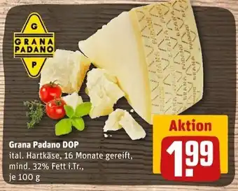 REWE Center Grana Padano DOP 100g Angebot