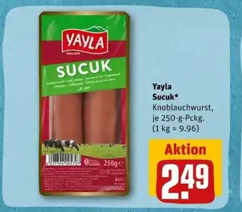 REWE Center Yayla Sucuk* 250 g Angebot