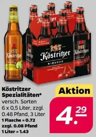 NETTO Köstritzer Spezialitäten 6x0,5 Liter Angebot