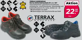 NETTO Terrax Workwear Herren Sicherheitsschuhe S1 oder S3 Angebot