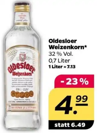 NETTO Oldesloer Weizenkorn 0,7 Liter Angebot