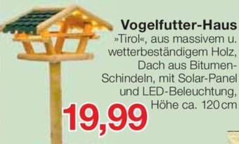 Jawoll Vogelfutter Haus Tirol Angebot