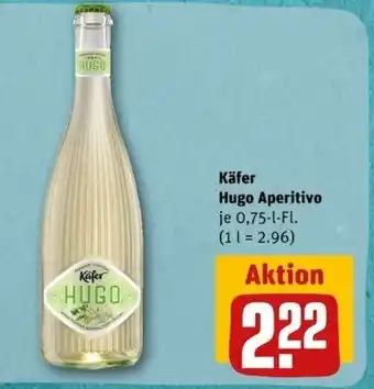 REWE Center Kafer Hugo Aperitivo 750ml Angebot