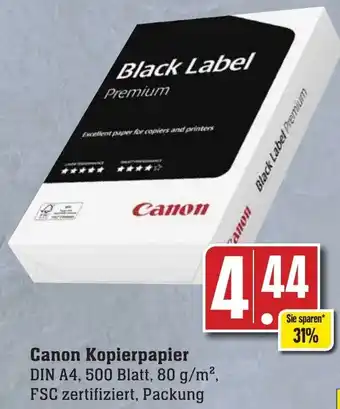 Edeka Neukauf Canon Kopierpapier DIN A4, 500 Blatt Angebot