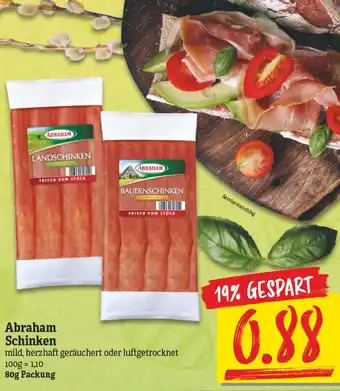 NP Discount Abraham Schinken 80g Angebot