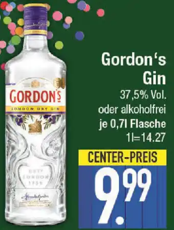 E-Center Gordon's Gin 0,7 L Flasche Angebot