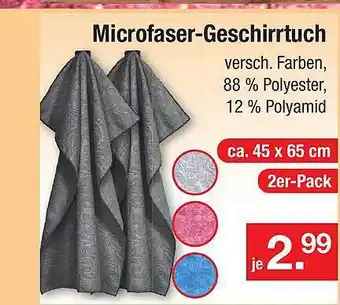 Zimmermann Microfaser-geschirrtuch Angebot