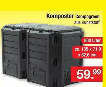 Zimmermann Komposter compogreen Angebot