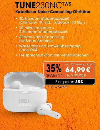 CITTI Markt Tune230nc kabelloser noise-cancelling-ohrhörer Angebot