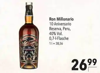 CITTI Markt Ron millonario 10 aniversario reserva, peru Angebot