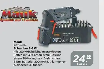 NETTO Mauk lithium-schrauber 3,6v Angebot