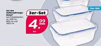 NETTO 3er-set aufbewahrungs dosen Angebot