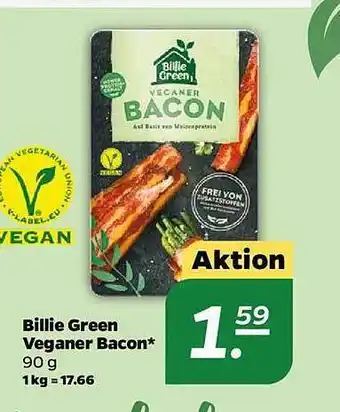 NETTO Billie green veganer bacon Angebot