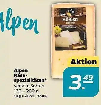 NETTO Alpen käsespezialitäten Angebot