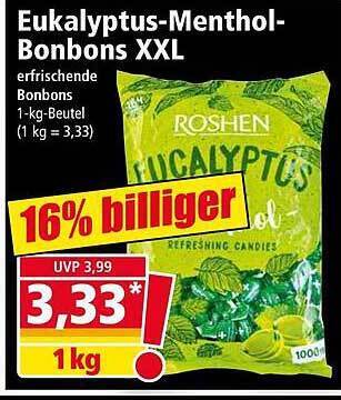 Norma Eukalyptus-menthol-bonbons xxl Angebot