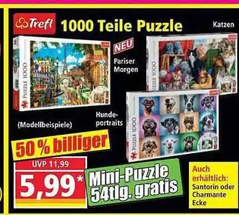 Norma Trefl 1000 teile puzzle Angebot