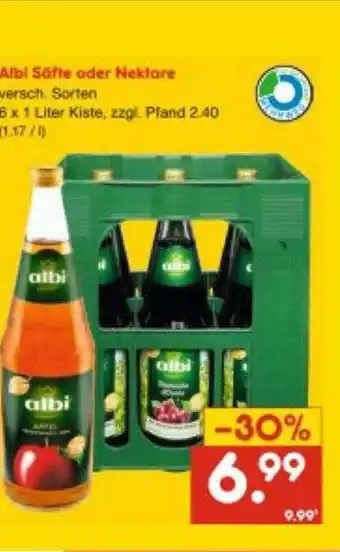 Netto Marken-Discount Albi säfte oder nektare Angebot