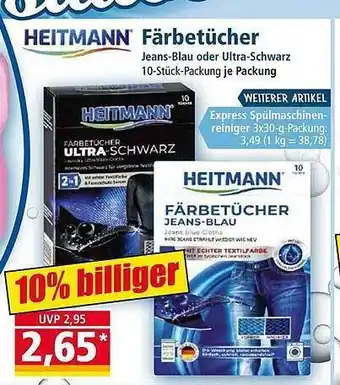 Norma Heitmann färbetücher Angebot